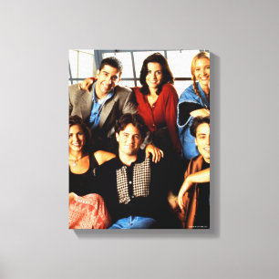 FRIENDS™   Besetzte Sitze in Monicas Wohnung Leinwanddruck