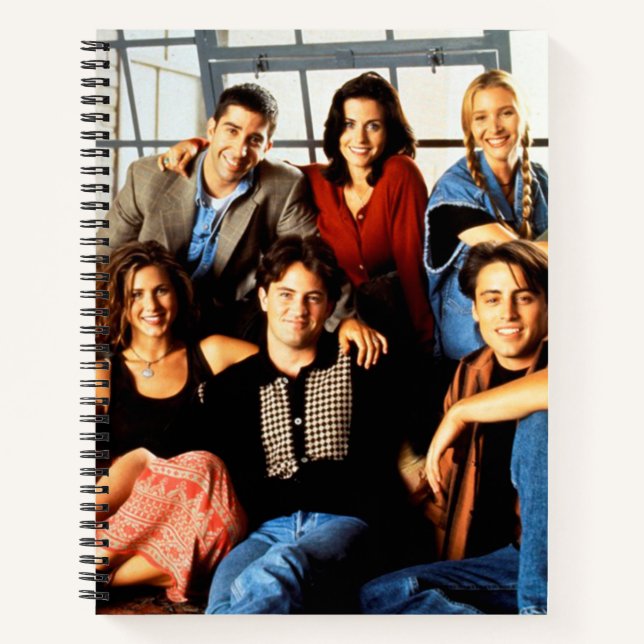 FRIENDS™ | Besetzte Sitze in Monicas Wohnung Notizbuch (Vorderseite)