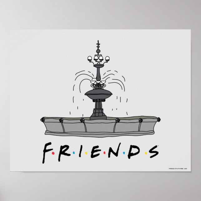 FRIENDS™-Brunnen Poster (Vorne)