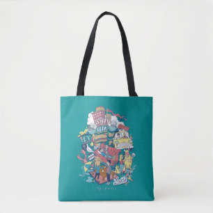 FRIENDS™   Cartoon Collage Tasche