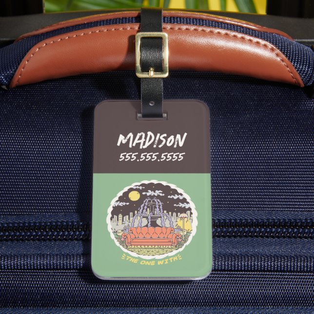 FRIENDS™ | CARTOON GEPÄCKANHÄNGER (Vorderseite Insitu 2)