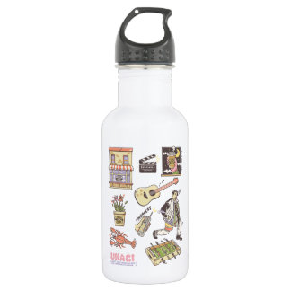 FRIENDS™ | Cartoon Icons Grafische Darstellung Edelstahlflasche