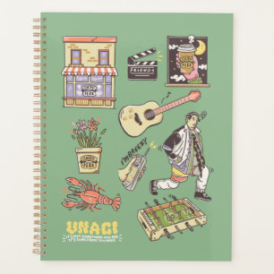 FRIENDS™   Cartoon Icons Grafische Darstellung Planer