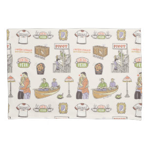 FRIENDS™   Cartoon Icons Kissenbezug