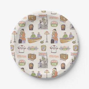 FRIENDS™   Cartoon Icons Pappteller