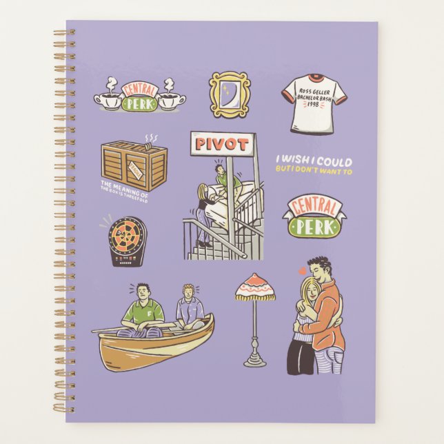 FRIENDS™ | Cartoon Icons Planer (Vorderseite)