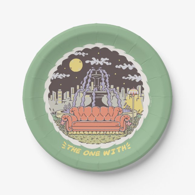 FRIENDS™ | CARTOON PAPPTELLER (Vorderseite)