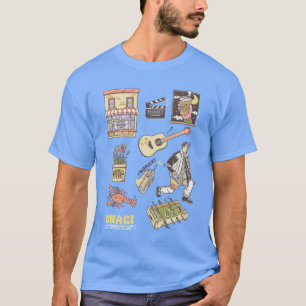 FRIENDS™   Cartoon-Symbole Grafik 4 T-Shirt