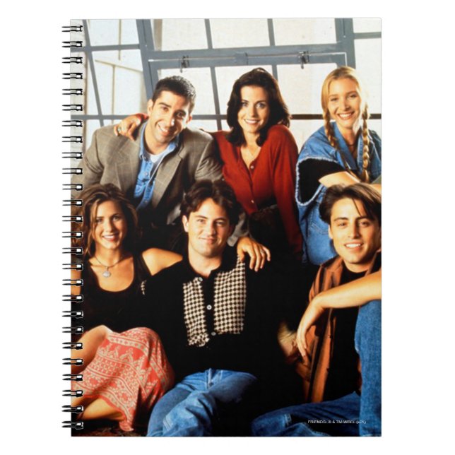 FRIENDS™ | Cast Sitting in Monica's Apartment Notizblock (Vorderseite)