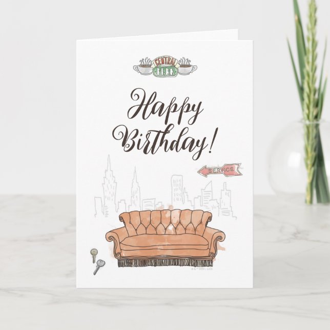 FRIENDS™ | Central Perk Birthday Karte (Vorderseite)