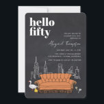 FRIENDS™ | Central Perk Chalkboard 50. Geburtstag Einladung<br><div class="desc">Feiern Sie Ihren 50. Geburtstag mit der FRIENDS™ Central Perk Chalkboard 50. Geburtstagseinladung. Inspiriert von der geliebten TV-Show, fügt diese Einladung Ihrer Veranstaltung eine nostalgische Touch hinzu. Das Design ist mit einem Chalkboard-Hintergrund geschmückt, der mit dem symbolträchtigen Central Perk Sofa geschmückt ist und das Wesen von FRIENDS™ einfängt. Personalisieren Sie...</div>