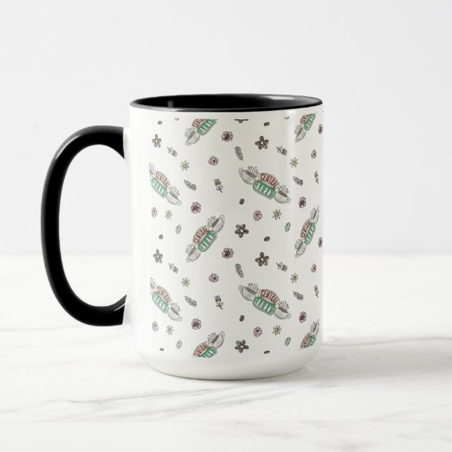 FRIENDS™ | Central Perk Coffee Watercolor Muster Tasse (Links)