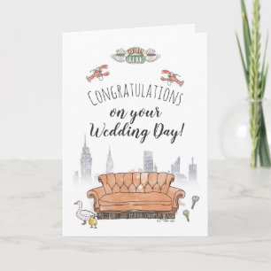 FRIENDS™ Central Perk Hochzeit Karte