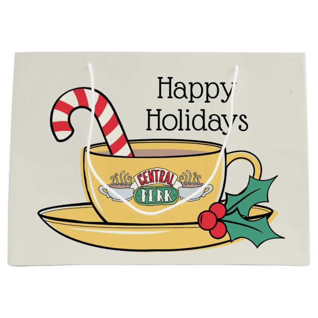 FRIENDS™ | Central Perk Holiday Tasse Große Geschenktüte (Vorderseite)