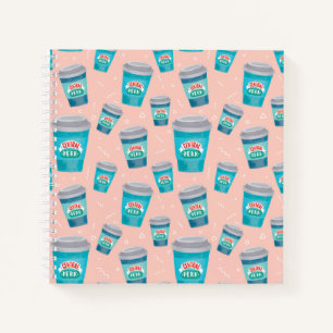 FRIENDS™ Central Perk Kaffeetassen-Muster Notizbuch