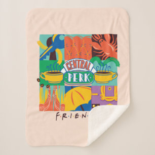 FRIENDS™ Central Perk Lebendige Grafik Sherpadecke
