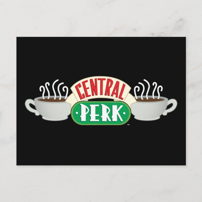 FRIENDS™ | Central Perk Logo Einladungspostkarte (Vorderseite)