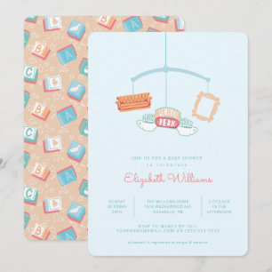 FRIENDS™ Central Perk Mobile Babyparty Einladung