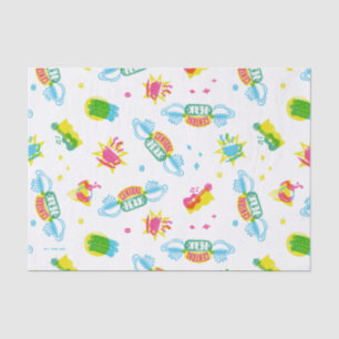 FRIENDS™ Central Perk Neon Pattern Seidenpapier
