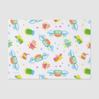 FRIENDS™ | Central Perk Neon Pattern Seidenpapier