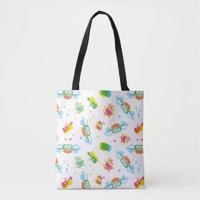 FRIENDS™ | Central Perk Neon Pattern Tasche (Vorderseite)