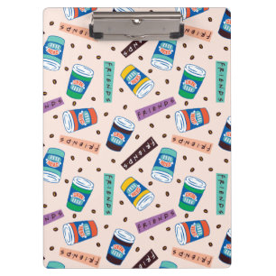 FRIENDS™ Central Perk Vibrank Coffee Pattern Klemmbrett