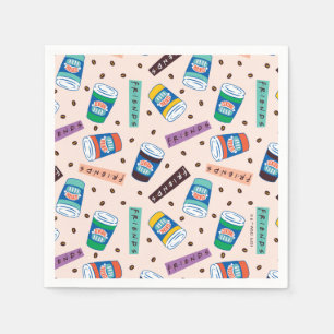 FRIENDS™ Central Perk Vibrank Coffee Pattern Serviette