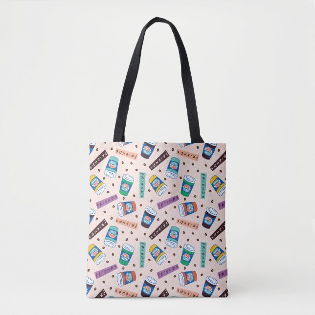 FRIENDS™ | Central Perk Vibrank Coffee Pattern Tasche (Vorderseite)