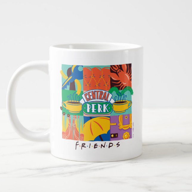 FRIENDS™ | Central Perk Vibrant Graphic Jumbo-Tasse (Links)