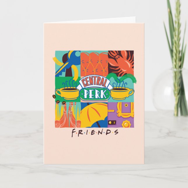 FRIENDS™ | Central Perk Vibrant Graphic Karte (Vorderseite)