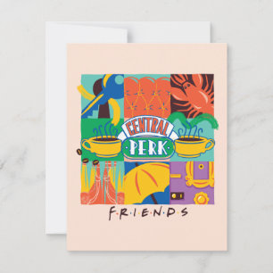 FRIENDS™   Central Perk Vibrant Graphic Mitteilungskarte