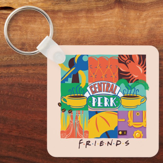 FRIENDS™ | Central Perk Vibrant Graphic Schlüsselanhänger (Vorderseite)