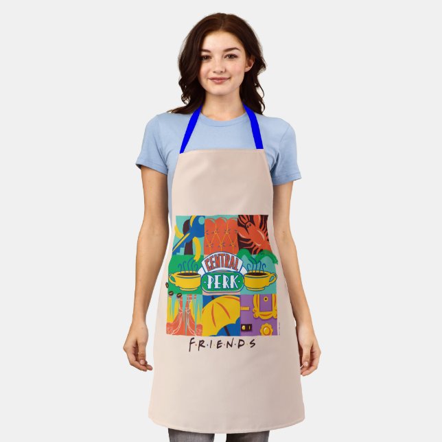 FRIENDS™ | Central Perk Vibrant Graphic Schürze (Getragen)