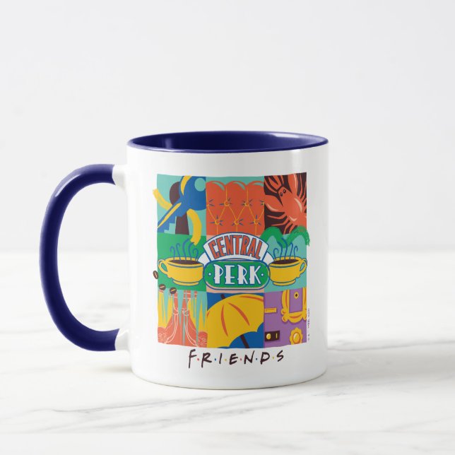 FRIENDS™ | Central Perk Vibrant Graphic Tasse (Links)
