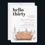 FRIENDS™ | Central Perk Watercolor 30. Geburtstag Einladung<br><div class="desc">Feiern Sie Ihren Meilenstein zum 30. Geburtstag mit dieser individuell gestaltbaren FRIENDS™-Einladung. Freuen Sie sich auf ein Aquarelldesign, das vom berühmten Café Central Perk inspiriert wurde. Personalisieren Sie es mit Ihren Veranstaltungsdetails, um eine unvergessliche Einladung zu schaffen, die Ihre Gäste begeistern wird. Ideal für die Liebhaber der geliebten TV-Show, fügt...</div>