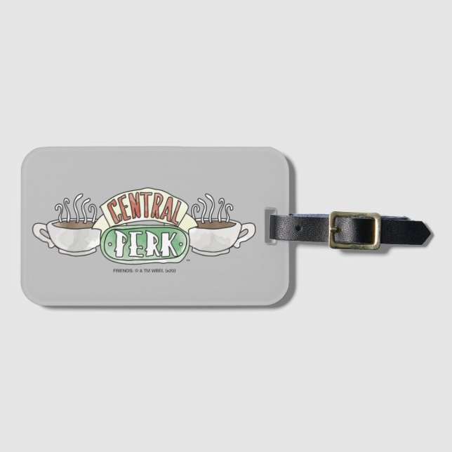 FRIENDS™ | Central Perk Watercolor-Logo Gepäckanhänger (Vorderseite (Horizontal))