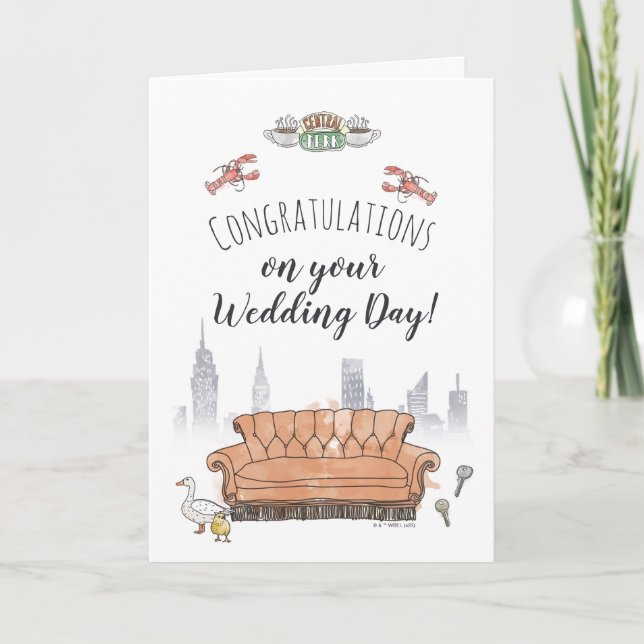 FRIENDS™ | Central Perk Wedding Karte (Vorderseite)