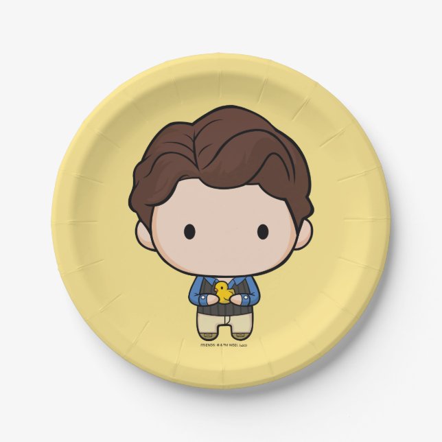 FRIENDS™ | Chandler Chibi Pappteller (Vorderseite)