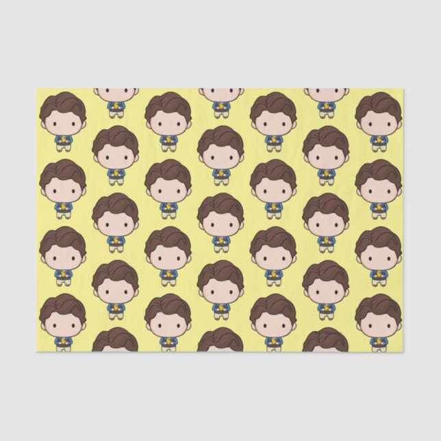 FRIENDS™ | Chandler Chibi Seidenpapier (Vorderseite)