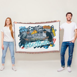 FRIENDS™ Chandler & Joey - Best Buds Decke