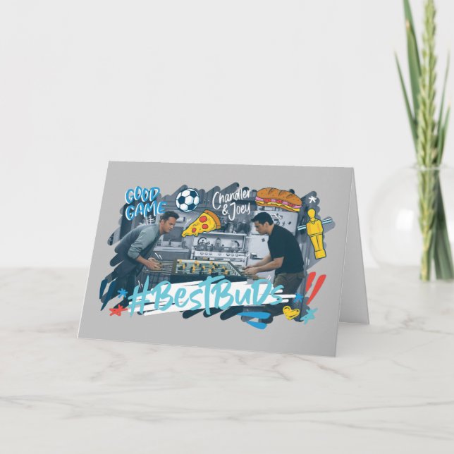 FRIENDS™ | Chandler & Joey - Best Buds Karte (Vorderseite)