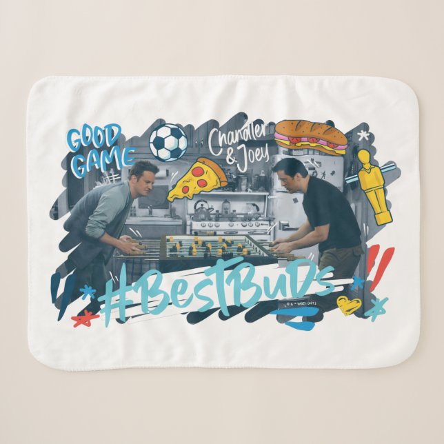FRIENDS™ | Chandler & Joey - Best Buds Sherpadecke (Vorderseite (Horizontal))