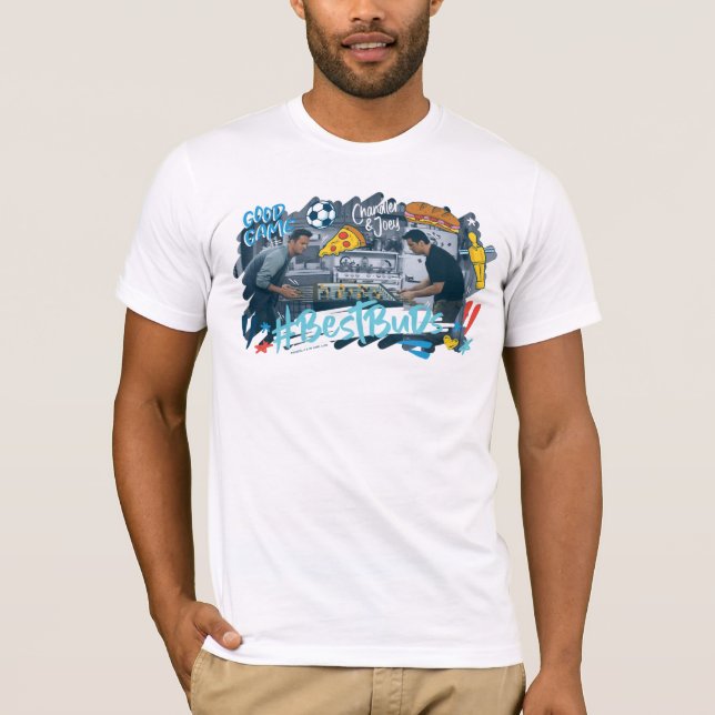 FRIENDS™ | Chandler & Joey - Best Buds T-Shirt (Vorderseite)