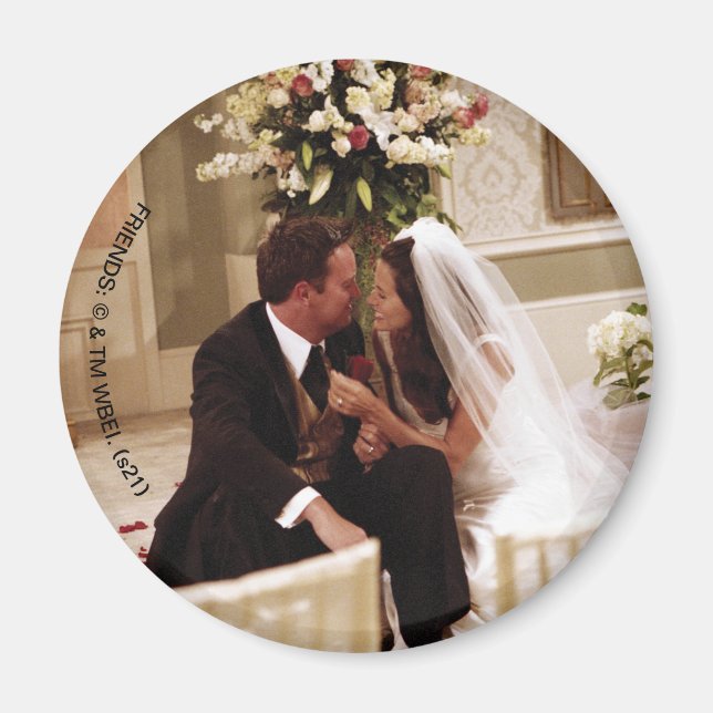 FRIENDS™ | Chandler & Monica Verheiratet Magnet (Vorne)