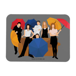 FRIENDS™ Charakter-Silhouette Magnet
