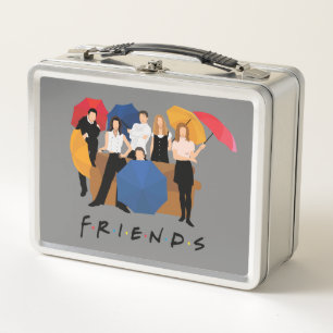 FRIENDS™ Charakter-Silhouette Metall Brotdose