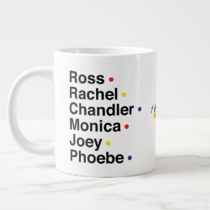 FRIENDS™ Charakternamen Jumbo-Tasse