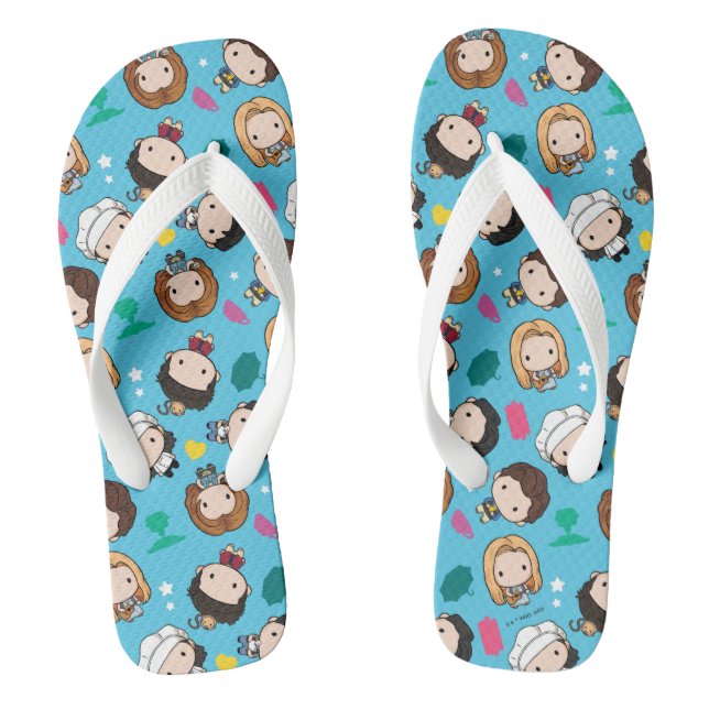 FRIENDS™ | Chibi-Muster Flip Flops (Fußbett)