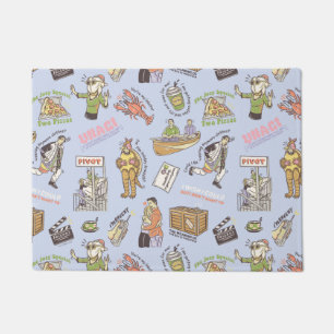 FRIENDS™ Colorful Cartoon Pattern Fußmatte