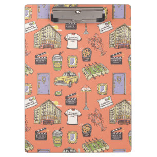 FRIENDS™ Colorful Icons Pattern Klemmbrett